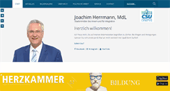 Desktop Screenshot of joachimherrmann.de