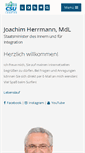 Mobile Screenshot of joachimherrmann.de